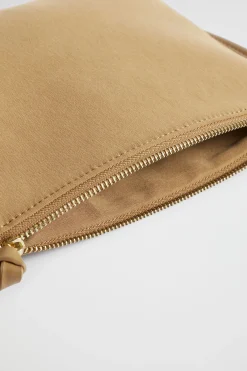 Seed Heritage Clutches & Pouches-Seed Logo Jersey Pouch Deep Brass