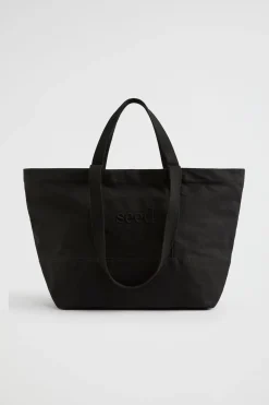 Seed Heritage Beach Bags-Seed Overnight Bag True Black
