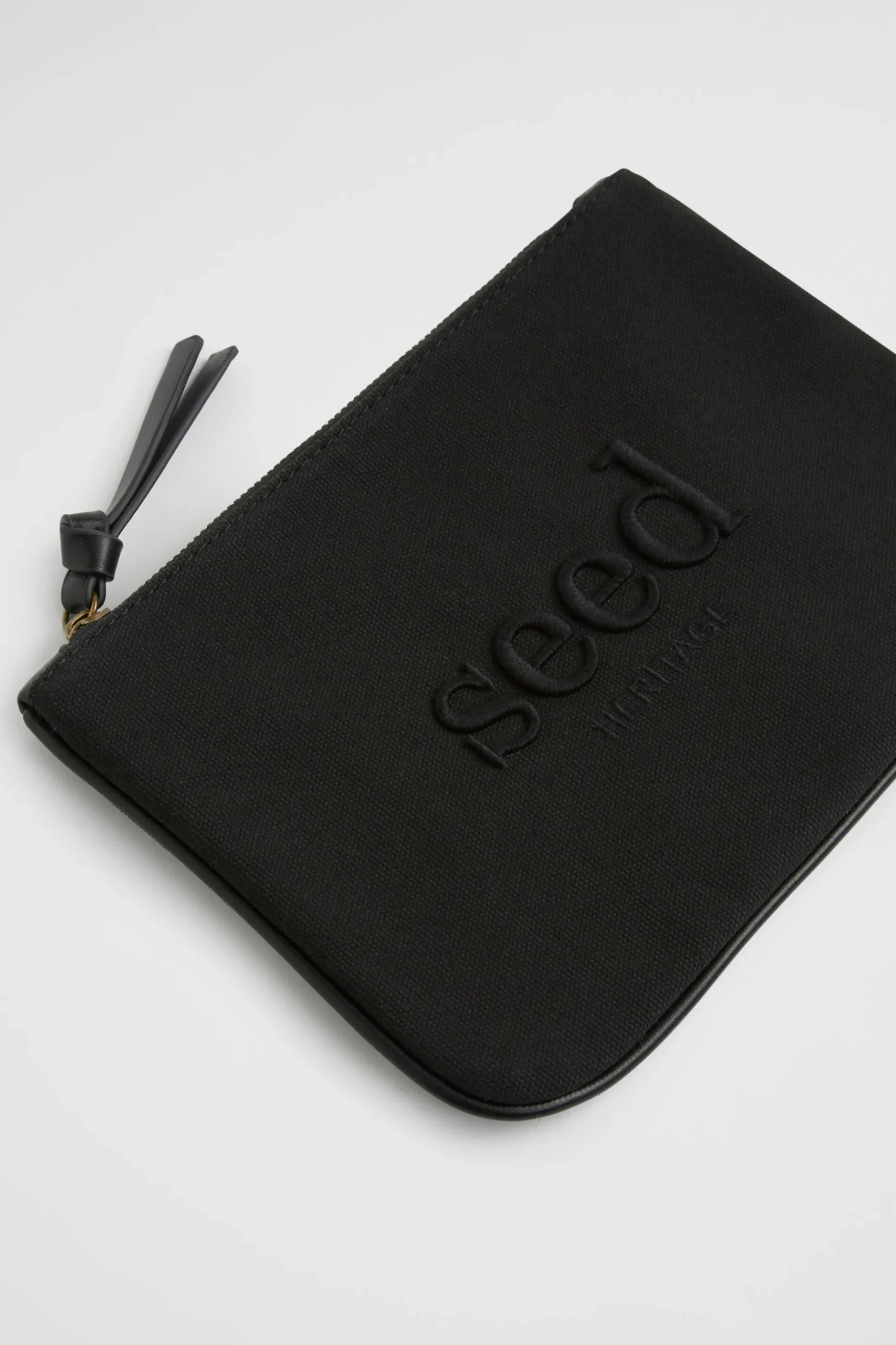 Seed Heritage Cosmetic Bags-Seed Pouch True Black
