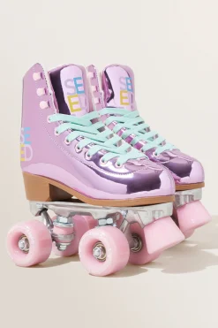 Seed Heritage Toys & Books-Seed Reflective Roller Skates Light Pink
