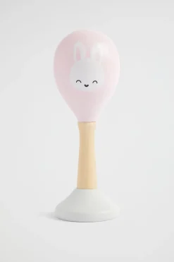 Seed Heritage Baby Toys-Seed Wooden Maraca Bunny
