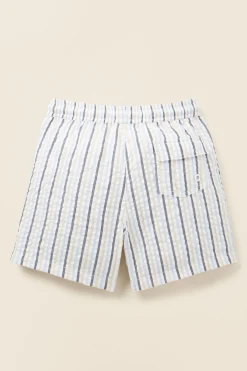 Seed Heritage Swimwear-Seersucker Boardshort Multi