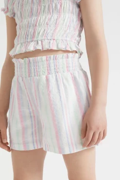 Seed Heritage Shorts-Seersucker Short Multi