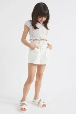 Seed Heritage T-Shirts & Tops-Seersucker Top Multi