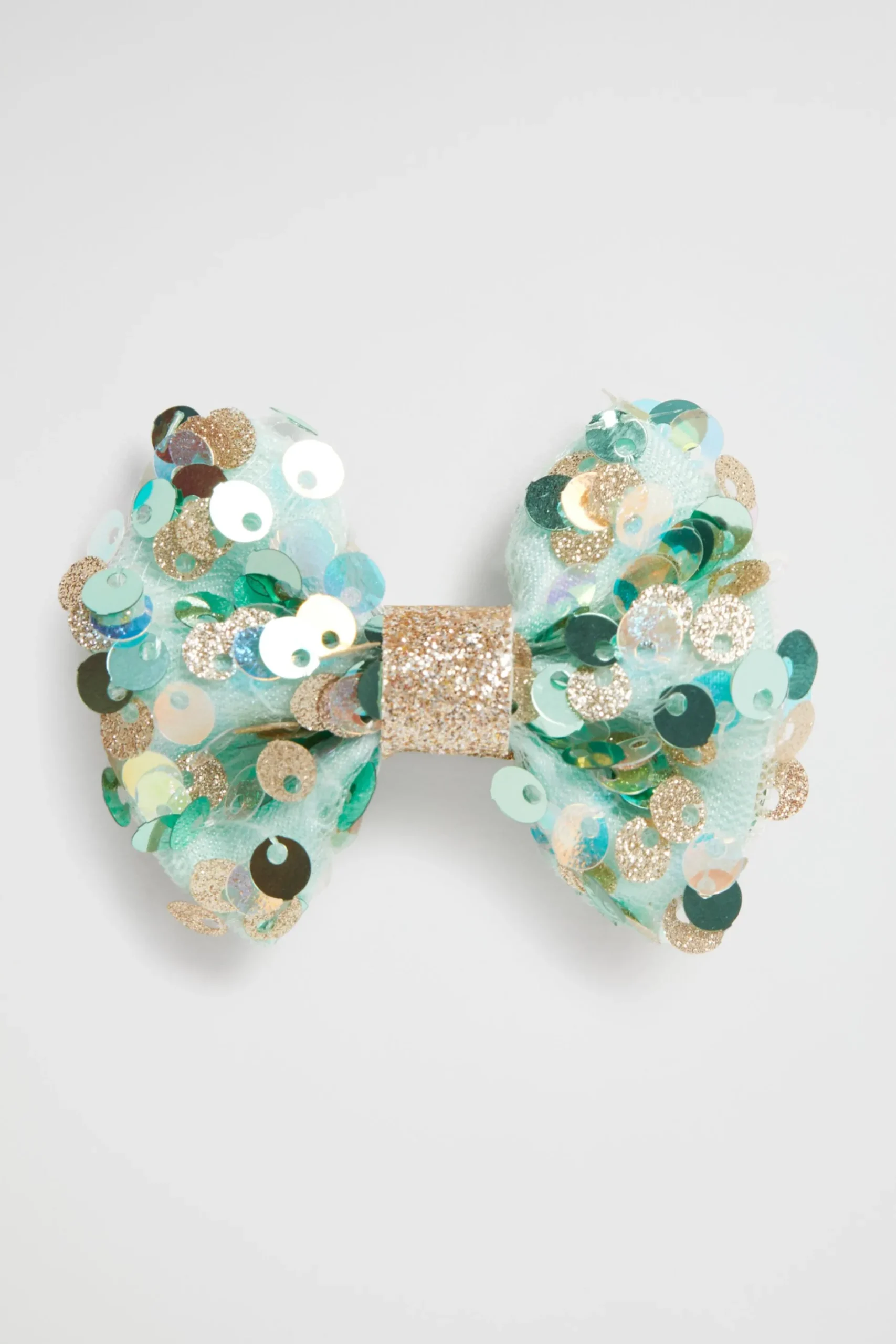 Seed Heritage Hair Accessories-Sequin Bow Duck Clip Multi