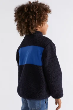 Seed Heritage Jackets & Vests-Sherpa Jacket Midnight Blue