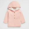 Seed Heritage Jackets & Vests-Sherpa Lined Cardi Dusty Rose