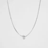 Seed Heritage Jewellery-Silver Initial Necklace B