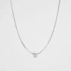 Seed Heritage Jewellery-Silver Initial Necklace O