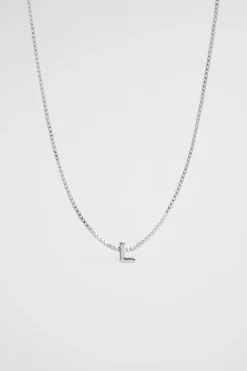 Seed Heritage Jewellery-Siver Initia Neckace L