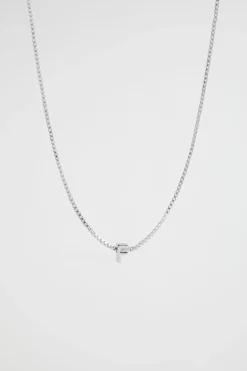 Seed Heritage Jewellery-Silver Initial Necklace F