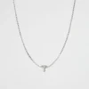Seed Heritage Jewellery-Silver Iniial Necklace T