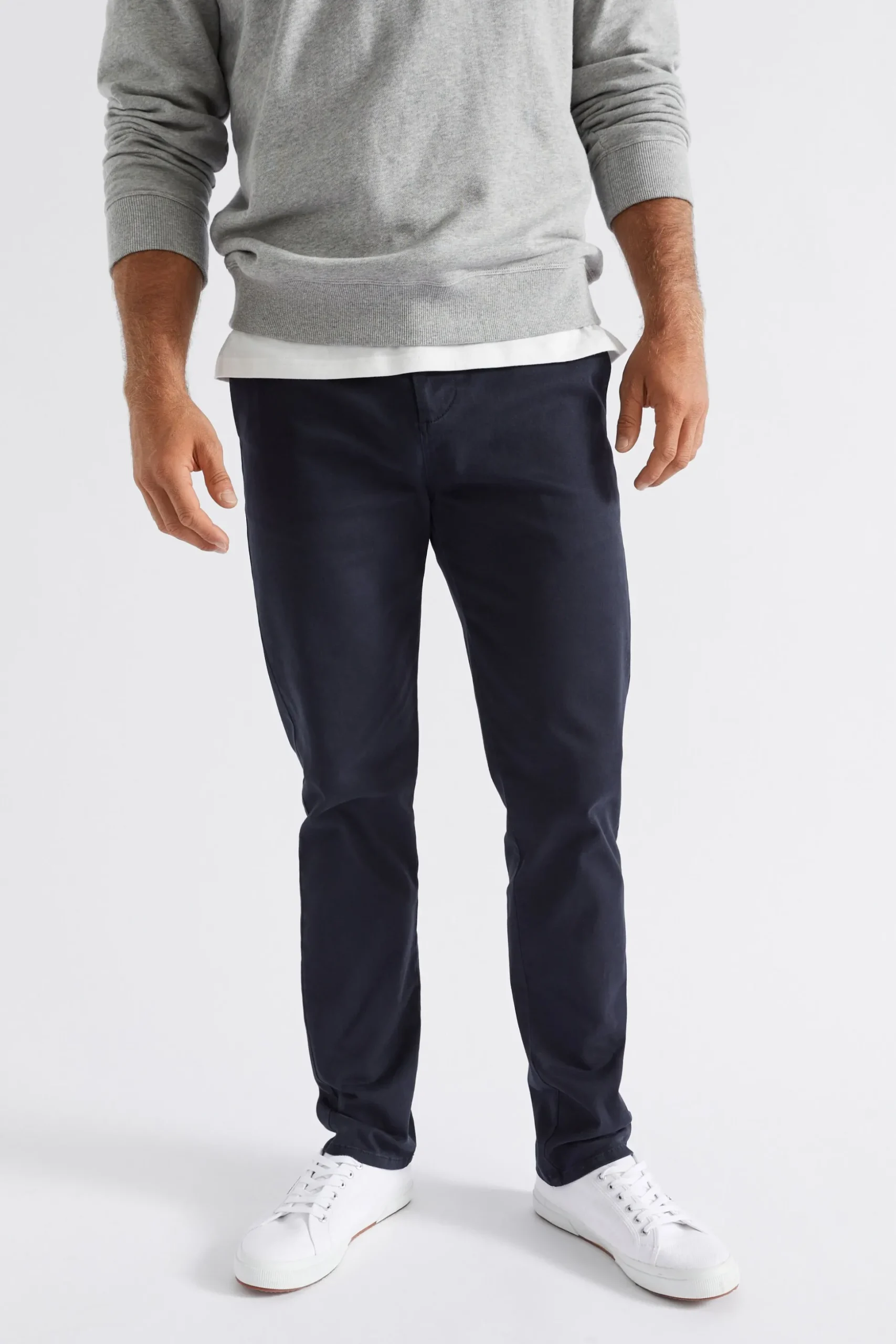 Seed Heritage Pants-Slim Chino Midnight Blue
