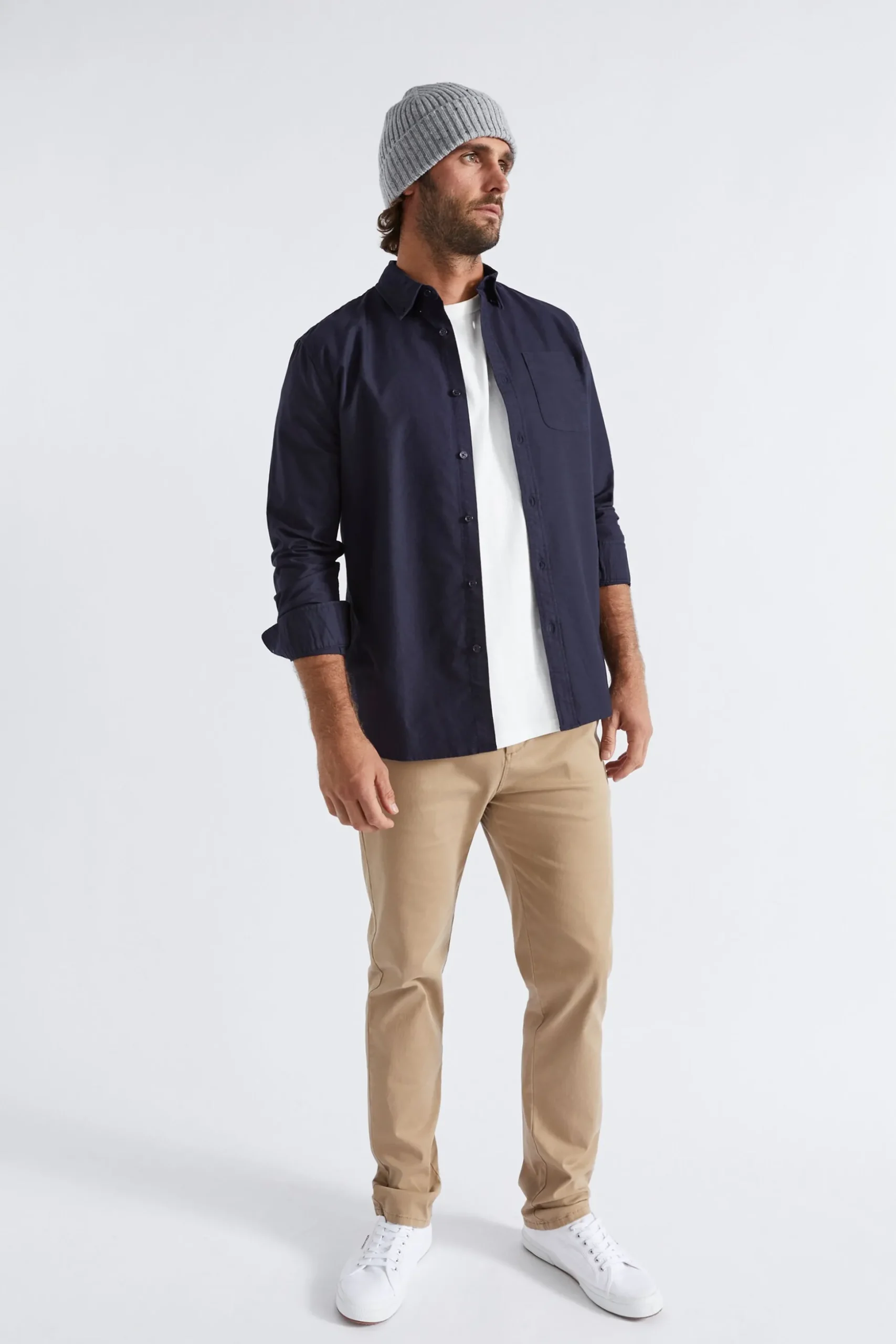 Seed Heritage Pants-Slim Chino Almond