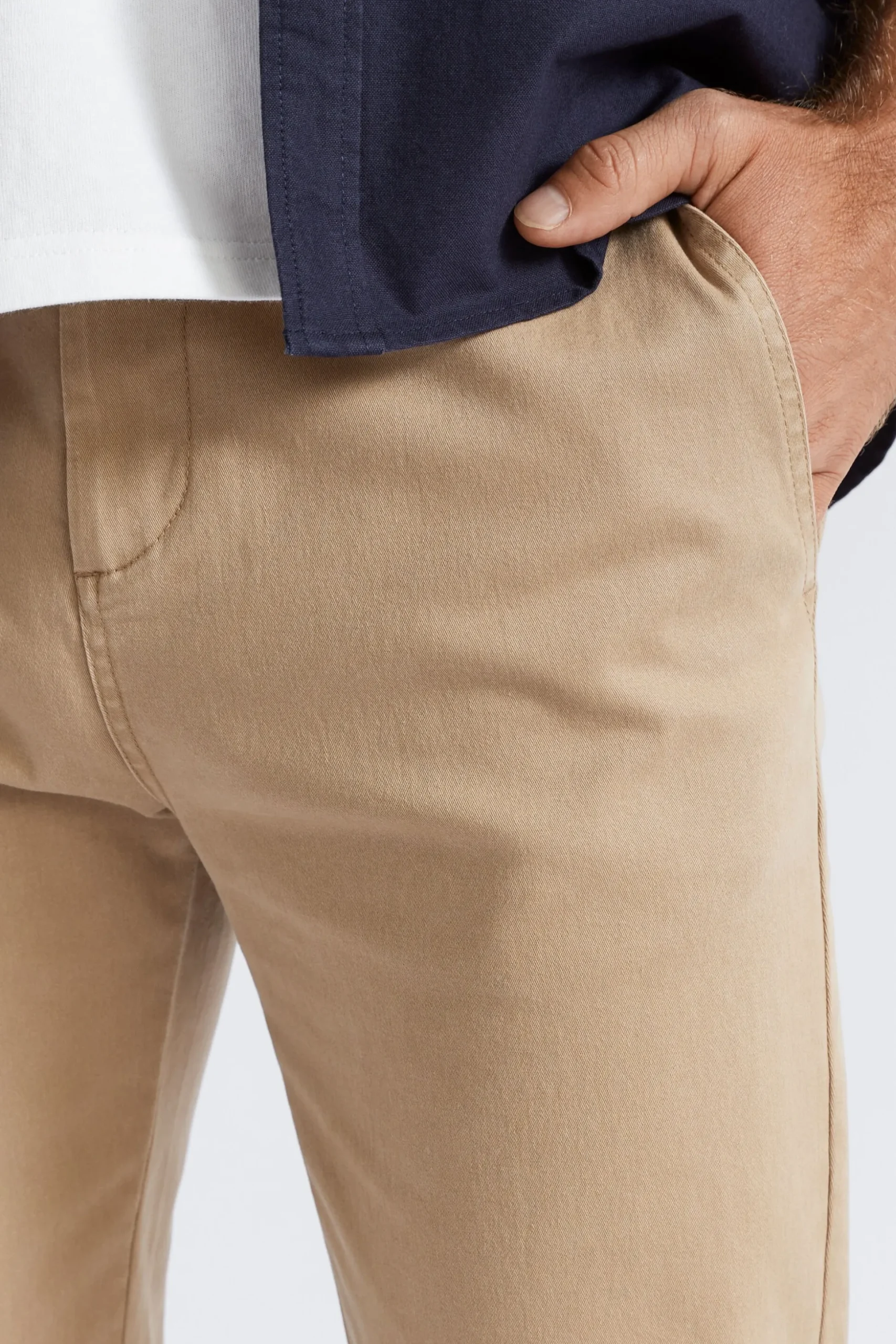 Seed Heritage Pants-Slim Chino Almond
