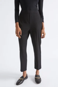 Seed Heritage Pants-Slim Leg Elasticated Pant Black