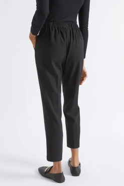 Seed Heritage Pants-Slim Leg Elasticated Pant Black