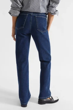 Seed Heritage Pants-Slim Leg Long Jean Night Blue Denim