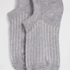 Seed Heritage Socks & Tights-Sneaker Sock Grey Marle