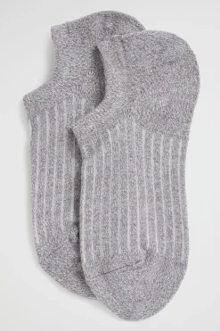 Seed Heritage Socks & Tights-Sneaker Sock Grey Marle