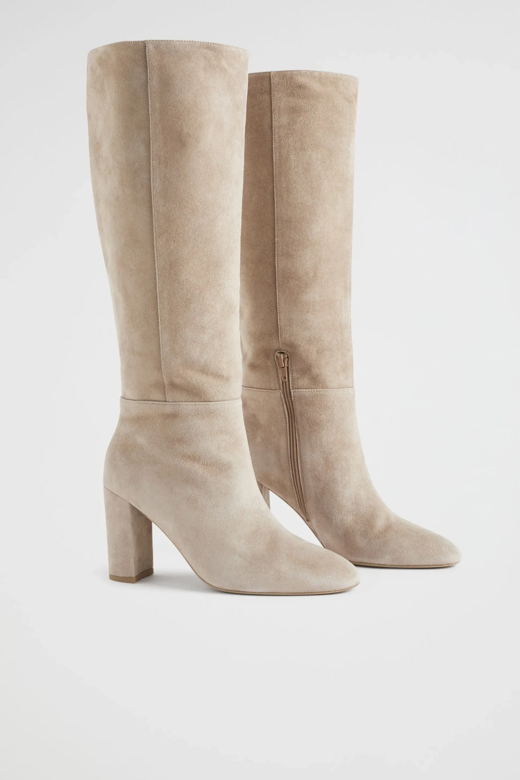 Seed Heritage Heels & Wedges-Sophie Knee High Boot Storm Suede