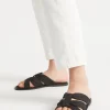 Seed Heritage Sandals & Thongs-Sophie Textile Slide Black