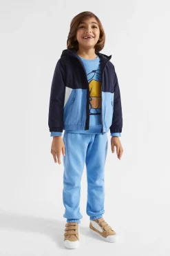 Seed Heritage Jackets & Vests-Spliced Jacket Midnight Blue