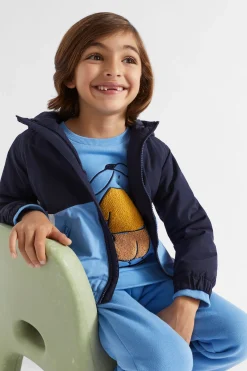 Seed Heritage Jackets & Vests-Spliced Jacket Midnight Blue