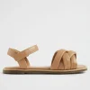 Seed Heritage Sandals & Slides-Square Toe Puffy Sandal Tan