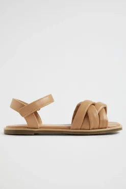 Seed Heritage Sandals & Slides-Square Toe Puffy Sandal Tan