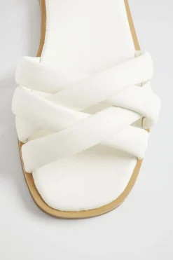 Seed Heritage Sandals & Slides-Square Toe Puffy Sandal White