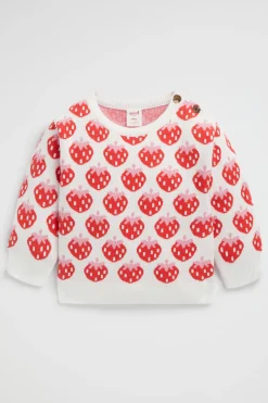 Seed Heritage Knitwear & Sweaters-Strawberry Knit Super Red