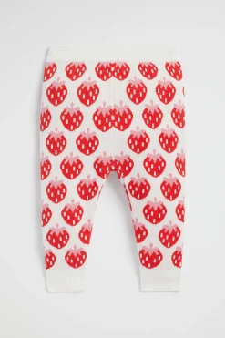 Seed Heritage Knitwear & Sweaters-Strawberry Knit Pant Super Red