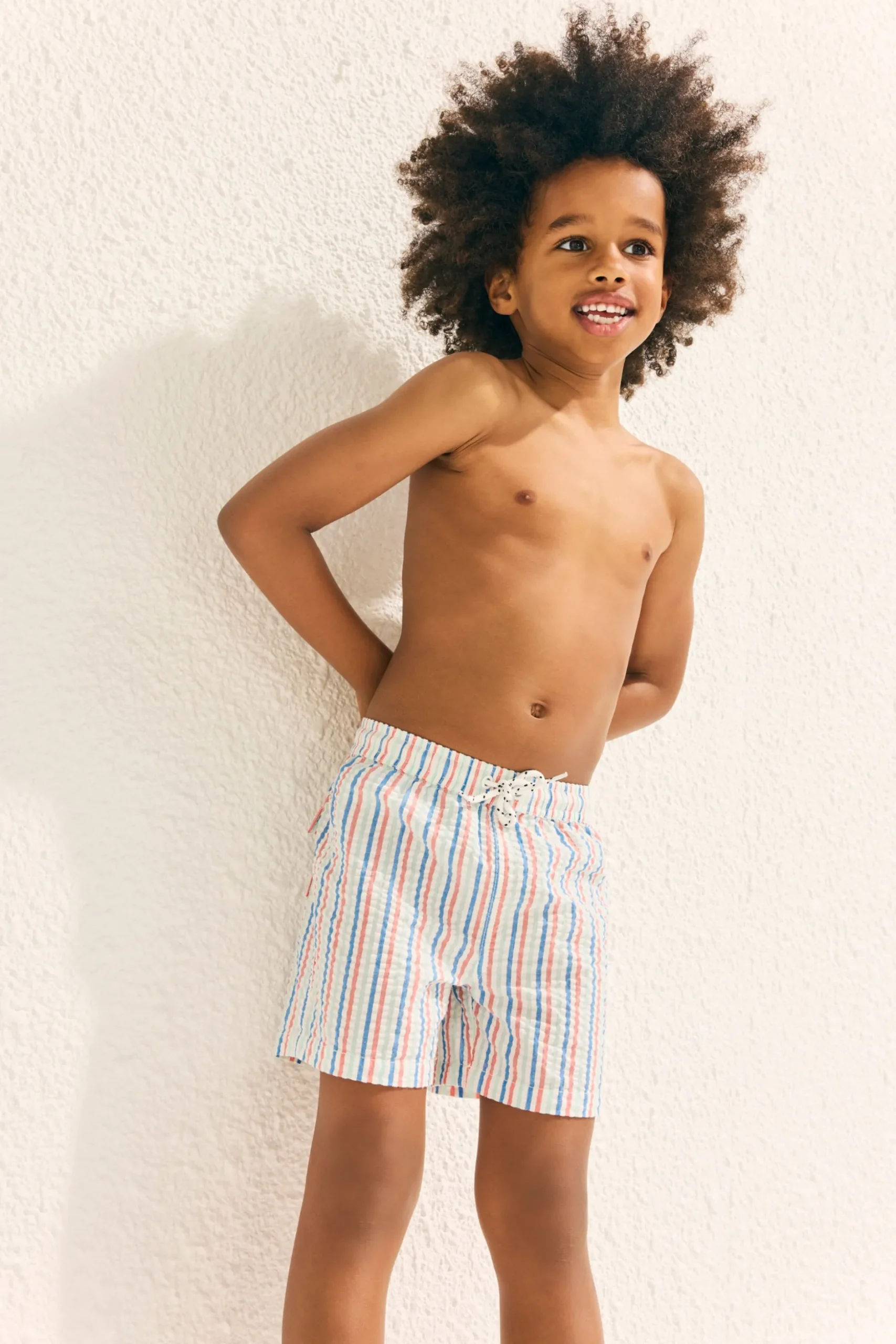 Seed Heritage Swimwear-Stripe Boardshort Multi