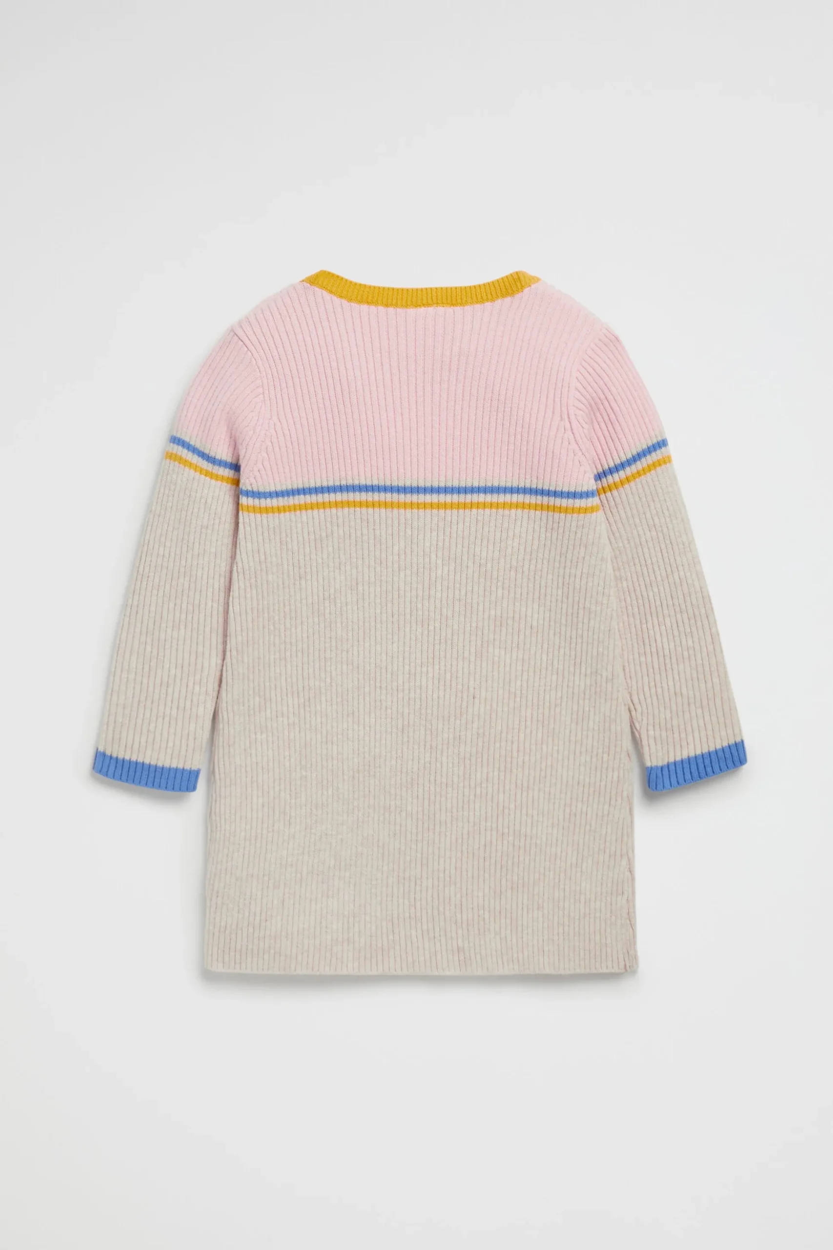 Seed Heritage Knitwear & Sweaters-Stripe Knit Dress Oat Marle