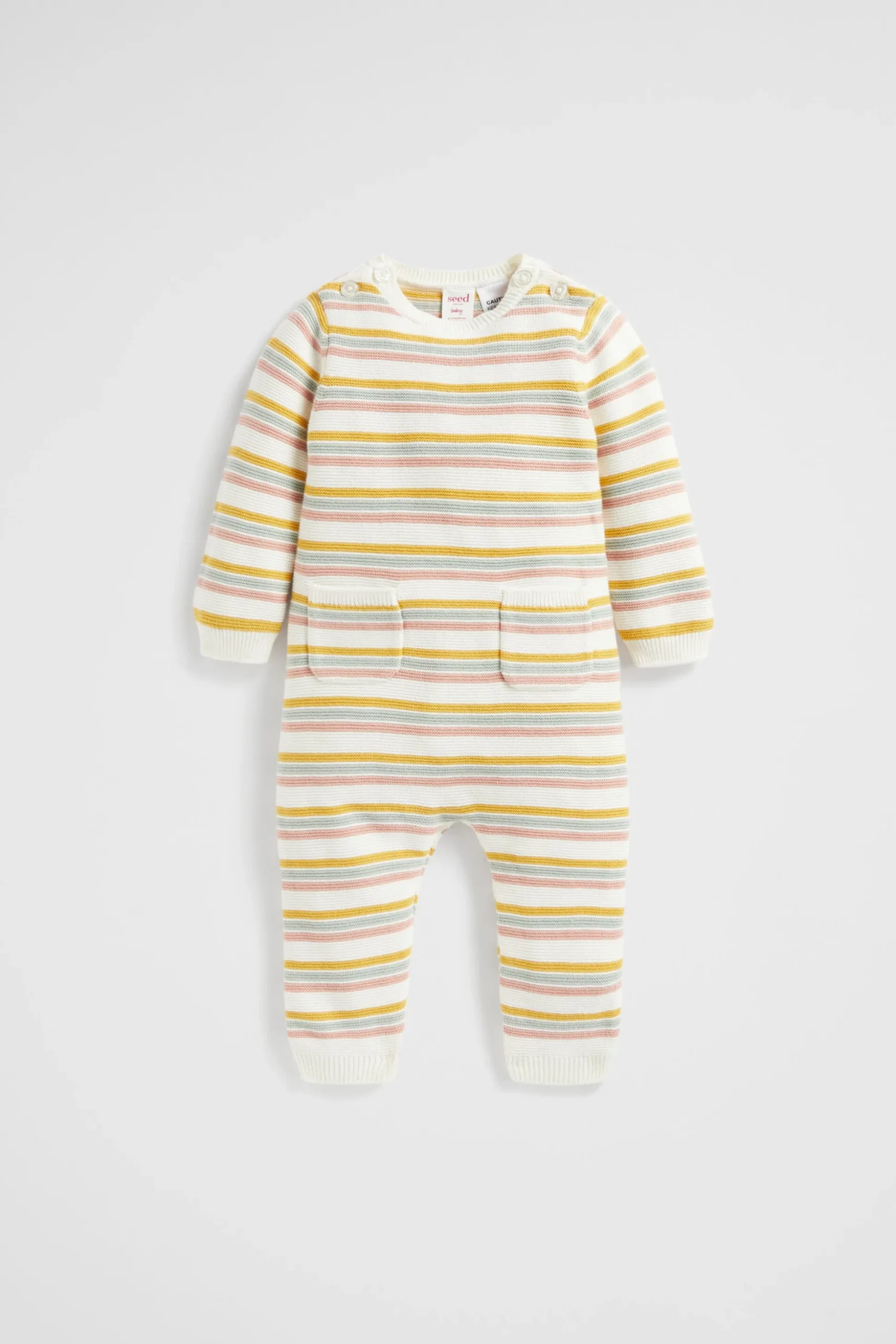 Seed Heritage Jumpsuits & Overalls-Stripe Knit Jumpsuit Multi