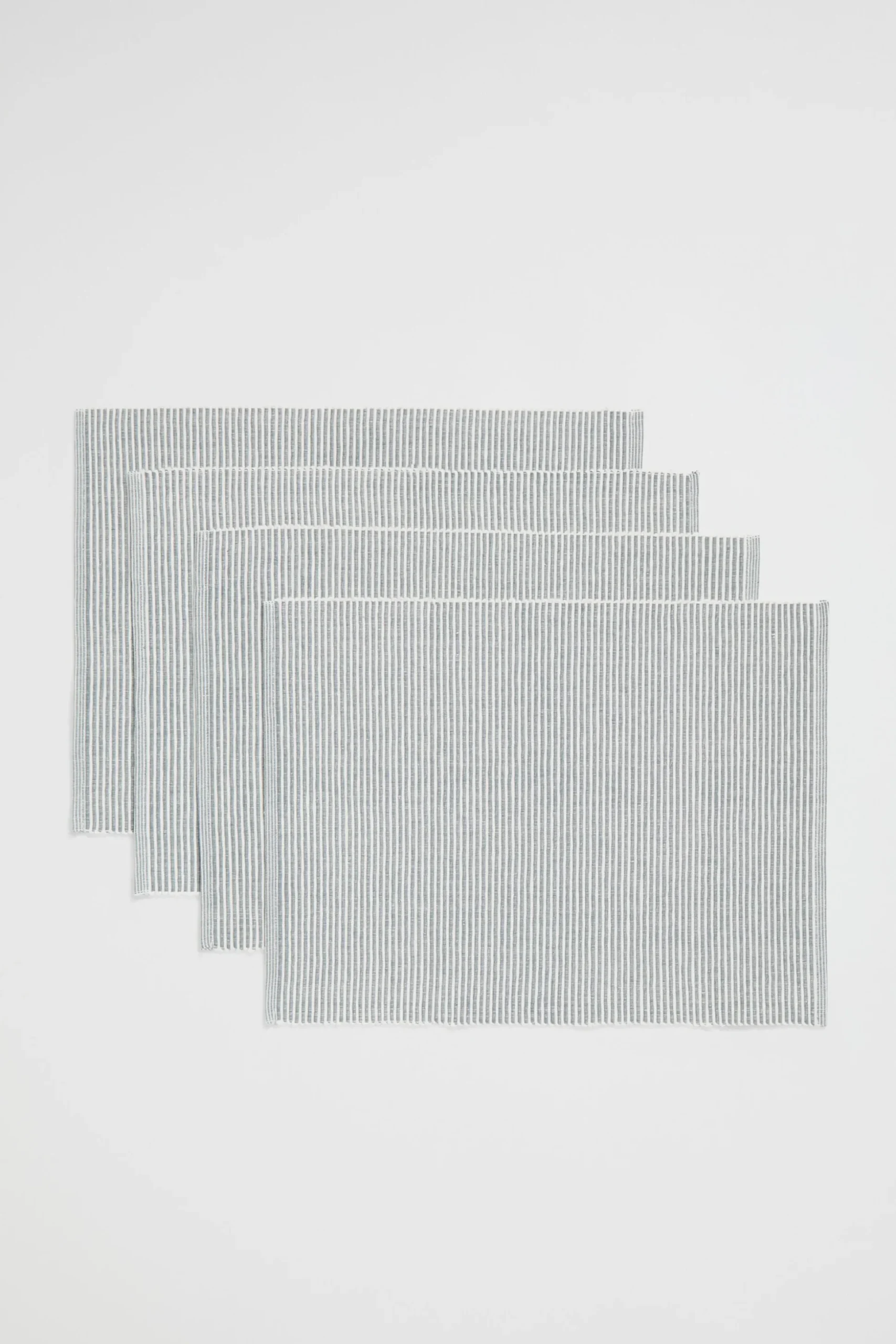 Seed Heritage Kitchen & Dining-Stripe Rib Placemat Set Of 4 Eucalypt