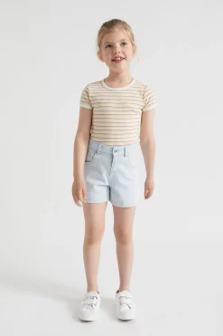 Seed Heritage T-Shirts & Tops-Stripe Rib Tee Multi