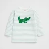 Seed Heritage T-Shirts & Tops-Striped Croc Tee Canvas