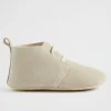 Seed Heritage Pre-Walkers-Suede Laceup Bootie Pre Walker Neutral