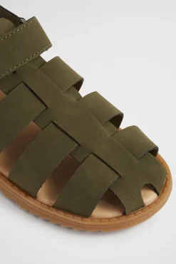 Seed Heritage Sandals & Slides-Summer Cage Sandal Khaki