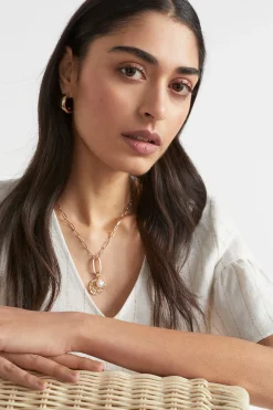 Seed Heritage Jewellery-Sun Chain Necklace Gold