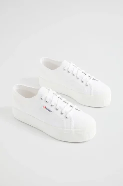 Seed Heritage Sneakers & Trainers-Superga Platform White
