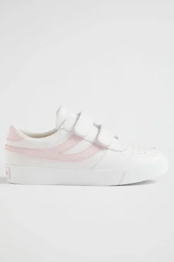 Seed Heritage Sneakers & Trainers-Superga Seattle Strap Sneaker White Pink