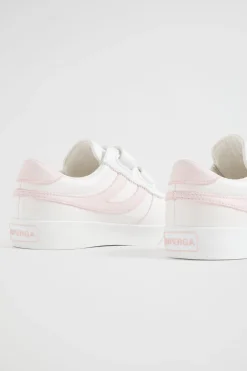 Seed Heritage Sneakers & Trainers-Superga Seattle Strap Sneaker White Pink