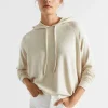 Seed Heritage Knitwear & Sweaters-Supersoft Raglan Hoodie Vanilla Cream Marle