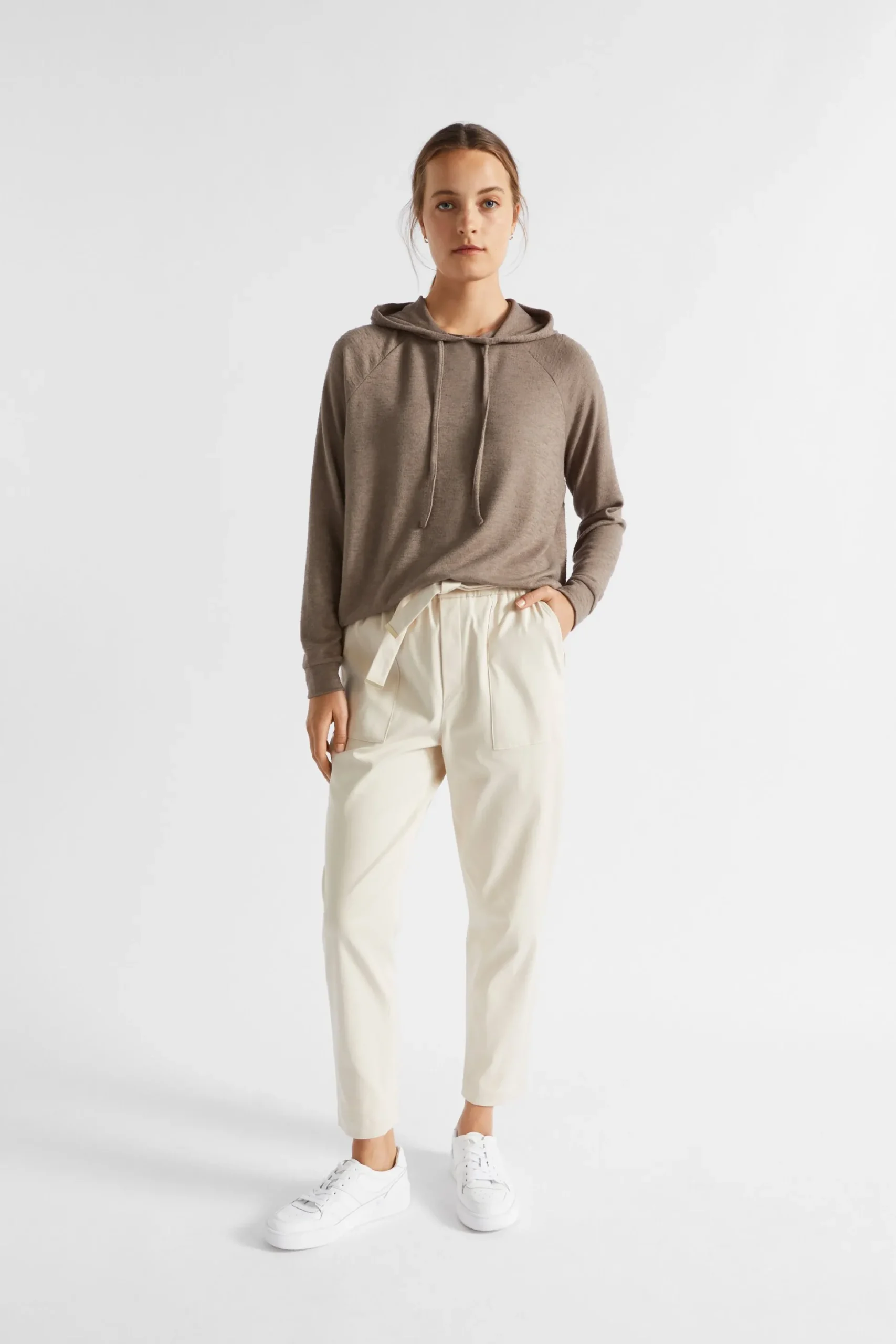 Seed Heritage Knitwear & Sweaters-Supersoft Raglan Hoodie Hazel Marle