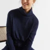Seed Heritage Knitwear & Sweaters-Supersoft Rib Sweat Midnight Sky