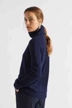 Seed Heritage Knitwear & Sweaters-Supersoft Rib Sweat Midnight Sky