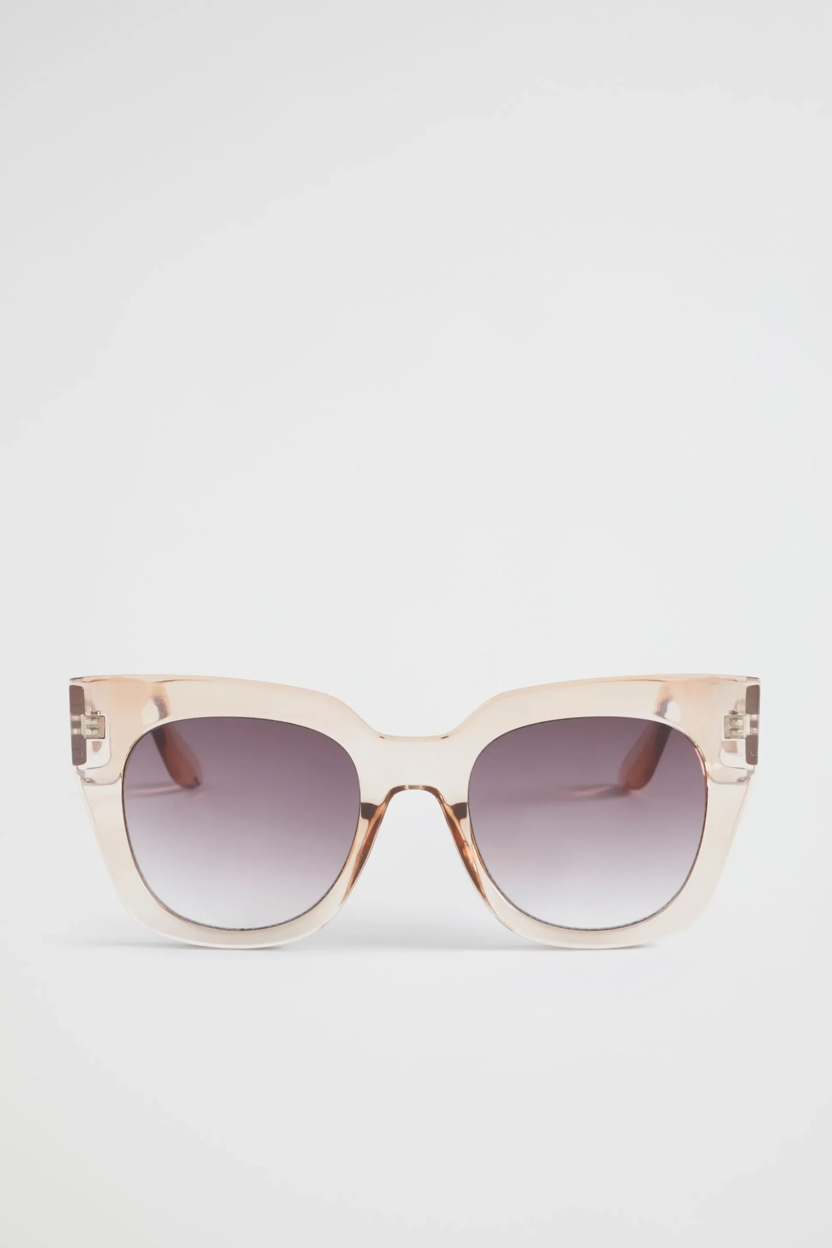 Seed Heritage Sunglasses & Glasses-Sutton D Frame Sheer Beige
